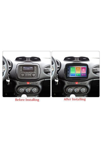 navi-it Navigatie dedicata Jeep Renegade 2016-2018, 4GB RAM 64GB ROM, Quad Core, Display 9" QLED 1K, Carplay