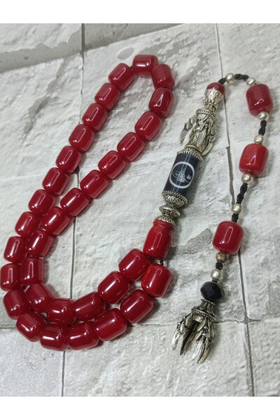 Tasarım Double Clawed Clamping Amber Prayer Beads