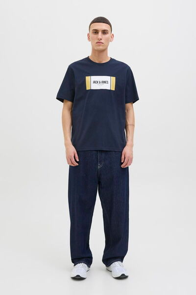 Jack & Jones Ανδρικό μπλουζάκι με τυπωμένο λογότυπο στήθους - Hayato