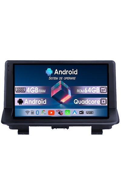 navi-it Navigatie dedicata Audi Q3 2011-2018, 4GB RAM 64GB ROM, Quad Core, Display 9" QLED 1K, Carplay, Andr