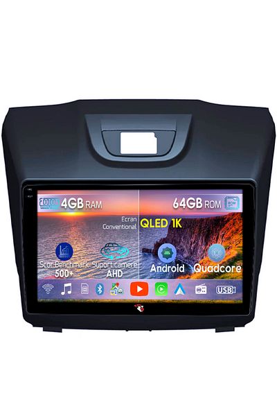 navi-it Navigatie dedicata Chevrolet S10, Isuzu D-Max, Holden Colorado 2014-2018, 4GB RAM 64GB ROM, Octacore