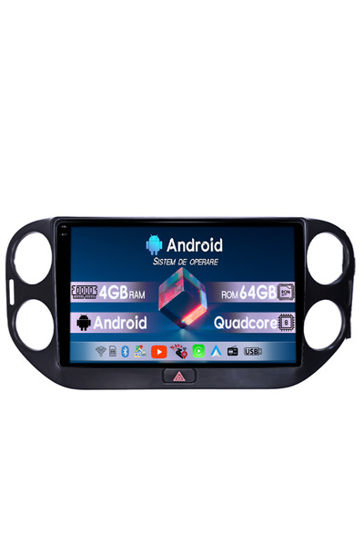 navi-it Navigatie dedicata Volkswagen Tiguan 2010-2017, 4GB RAM 64GB ROM, Oct...