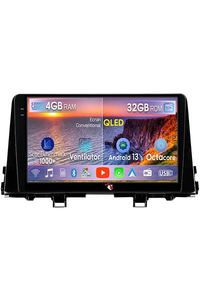 navi-it Navigatie dedicata KIA Morning picanto 2017-2020, 4GB RAM 32 ROM, Android 13,Display QLED, 9",DSP, C