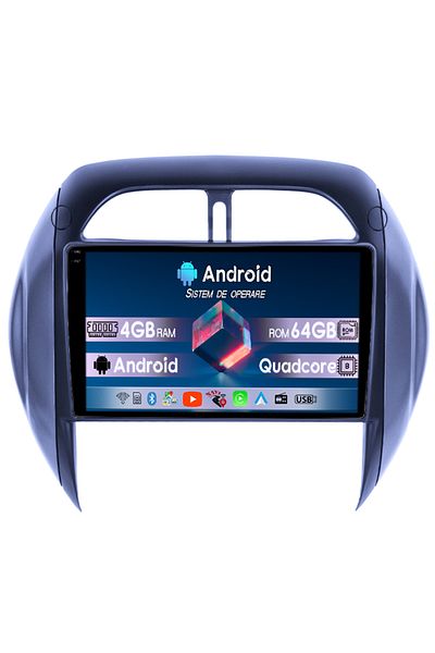 navi-it Navigatie dedicata RAV4 2003-2005, 4GB RAM 64GB ROM, Octacore, Display 9" QLED 1K, Carplay&Android A