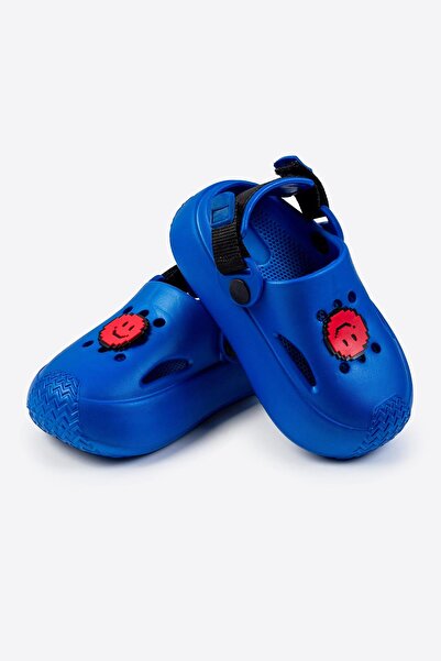 LETOON TXP01 Çocuk EVA Terlik - Gülen Yüz Detaylı