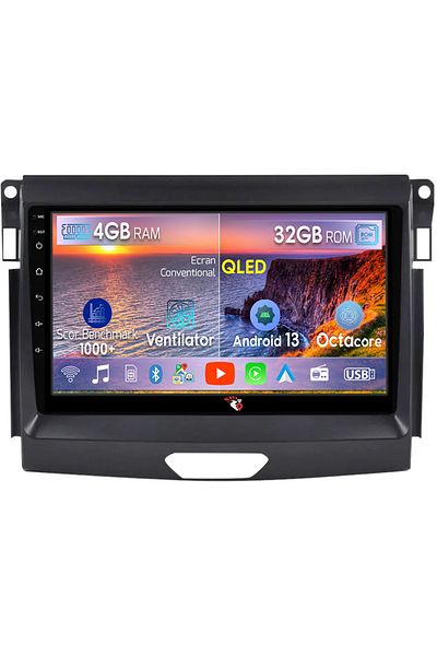 navi-it Navigatie dedicata Ford Ranger 2015-2020, 4GB RAM 32GB ROM, Android 13, Display 9 " , Internet ,Apli