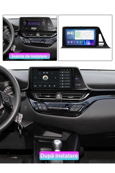 navi-it Navigatie dedicata Toyota C-HR, 4GB RAM 64GB ROM, Quad Core, Display 9" QLED 1K, Carplay, Android 14