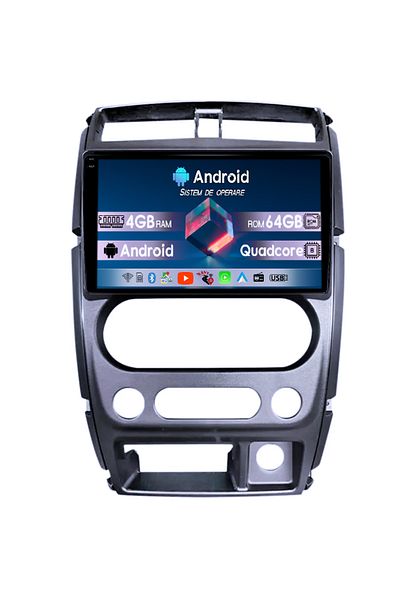 navi-it Navigatie dedicata Suzuki Jimny 2007-2012, 4GB RAM 64GB ROM, Octacore, Display 9" QLED 1K, Carplay,