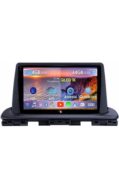 navi-it Navigatie dedicata Kia Cerato 2018-2021, 4GB RAM 64GB ROM, Octacore, Android 14, Display QLED 1K 9",