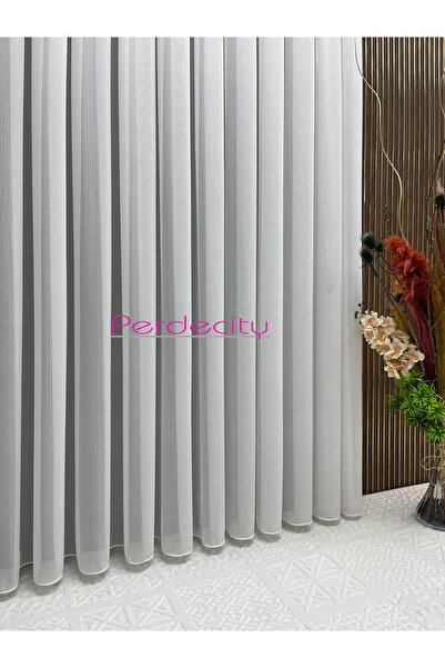 PERDECITY Original Bamboo Wakkorama Glitter Tulle Curtain Ironing No Crease 1X3 Tight Pile Suitable for Any Room