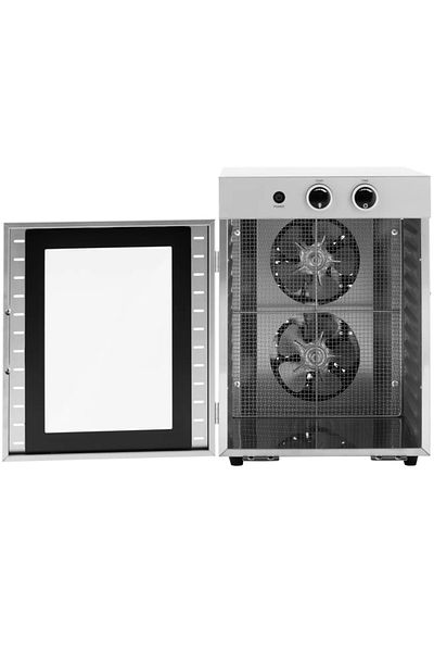 Royal Catering Deshidrator alimentar pentru fructe, ciuperci, ierburi aromatice, 12 rafturi, 1000 W