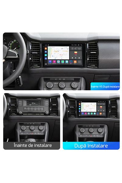 navi-it Dedicated navigation Skoda Kodiaq 2016-2018, 4GB RAM 64GB ROM, Octacore, Display 9" QLED 1K, Carplay,