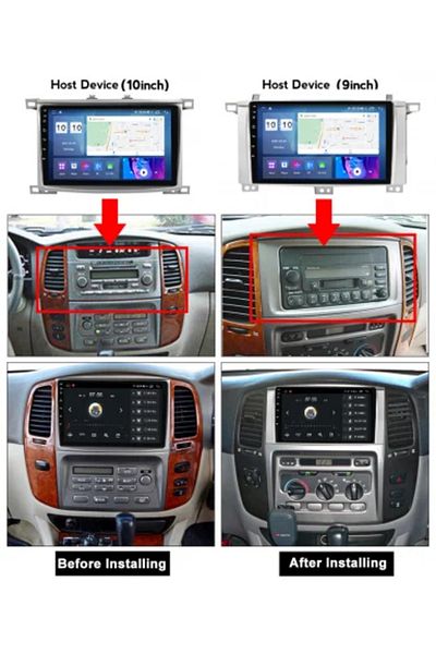 navi-it Navigatie dedicata Toyota Land Cruiser 2005, 4GB RAM 64GB ROM, Octacore, Display 9" QLED 1K, Carplay