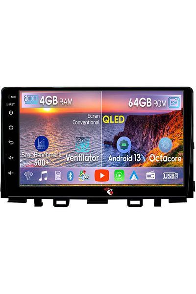 navi-it Navigatie dedicata KIA Rio 2017- 2019, 4GB RAM 64GB ROM, Octacore, Android 13, Display QLED 9", DSP,