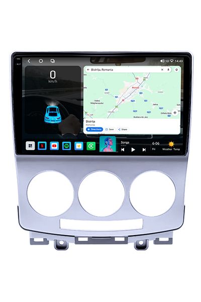 navi-it Dedicated navigation for Mazda 5 2005-2010, 4GB RAM 64GB ROM, Octacore, Android 14, Display QLED 1K 9", Ca