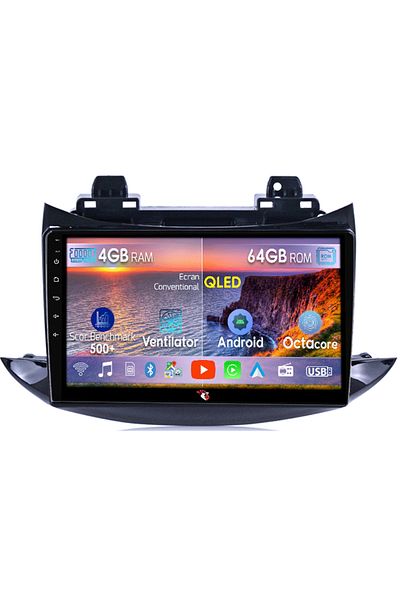 navi-it Navigatie dedicata Chevrolet Trax 2013-2020, 4GB RAM 64GB ROM, Octacore, Android 13, Display QLED 9"