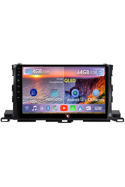 navi-it Navigatie dedicata Toyota Highlander 2013-2018, 4GB RAM 64GB ROM, Octacore, Android 13, Display QLED