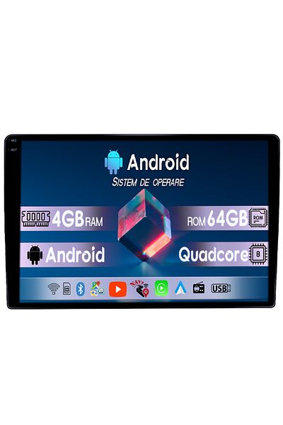 navi-it Navigatie dedicata Citroen C5 2008-2017, 4GB RAM 64GB ROM, Octacore, Android 14, Display QLED 1K 10"