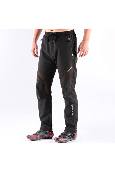 shumee Pantaloni termici de ciclism, protecție împotriva apei și vântului, mă...