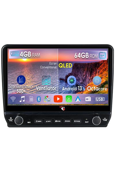 navi-it Dedicated navigation Touareg 2003-2010 with rotary buttons model 2024, 4 GB RAM 64 ROM, Quadcore, Andr