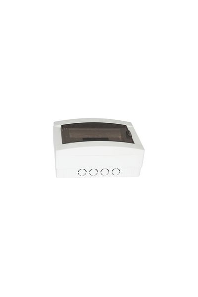 flores Fuse panel, surface-mounted, white, 12 positions