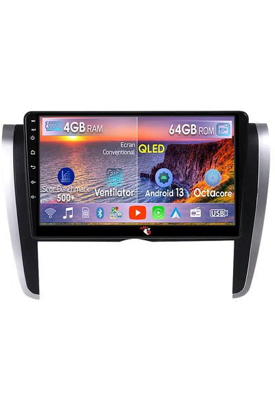 navi-it Navigatie dedicata Toyota Allion 2007-2020, 4GB RAM 64GB ROM, Octacore, Android 13, Display QLED 9",