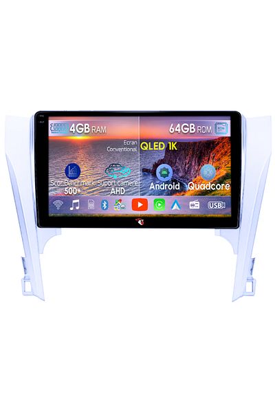 navi-it Navigatie dedicata Toyota Camry 2011-2014, 4GB RAM 64GB ROM, Octacore, Android 14, Display QLED 1K 9