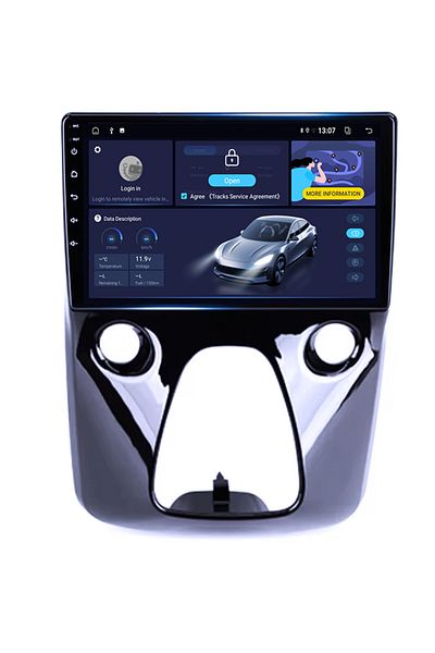 navi-it Navigatie dedicata Aygo 2012-2020, 4GB RAM 64GB ROM, Octacore, Android 13, Display QLED 10", DSP, Ca