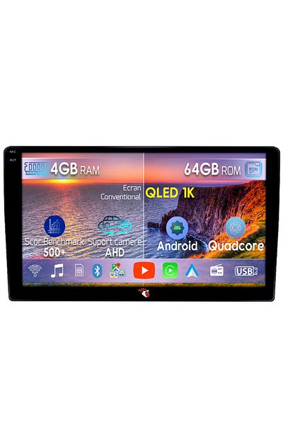 navi-it Navigatie dedicata Hyundai i40 2016, 4GB RAM 64GB ROM, Octacore, Android 14, Display QLED 1K 9", Car