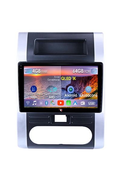 navi-it Navigatie dedicata Nissan X-Trail 2007-2015, 4GB RAM 64GB ROM, Octacore, Android 14, Display QLED 1K