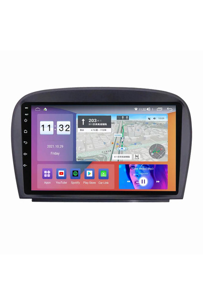 navi-it Navigatie dedicata Smart Fortwo 2016, 9 Inch, 4GB RAM 32GB ROM, Octacore, Android 13, QLED, RDS, DSP