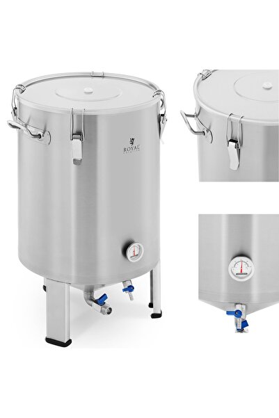 Royal Catering Fermentator de bere cu cazan pentru fermentare în recipient, f...