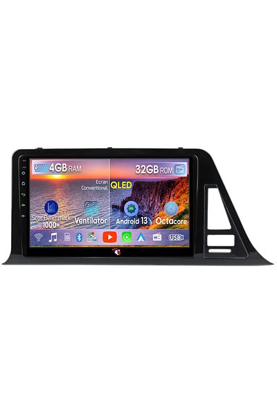 navi-it Navigatie dedicata Toyota C-HR 2016-2020 , 4 GB RAM 32 ROM, Android 13, Display QLED, 9", DSP, Carpl