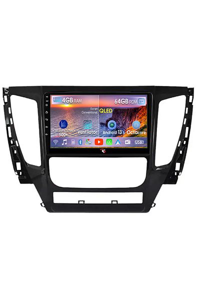navi-it Navigatie dedicata Mitsubishi Pajero 2016-2018, 4GB RAM 64GB ROM, Octacore, Android 13, Display QLED