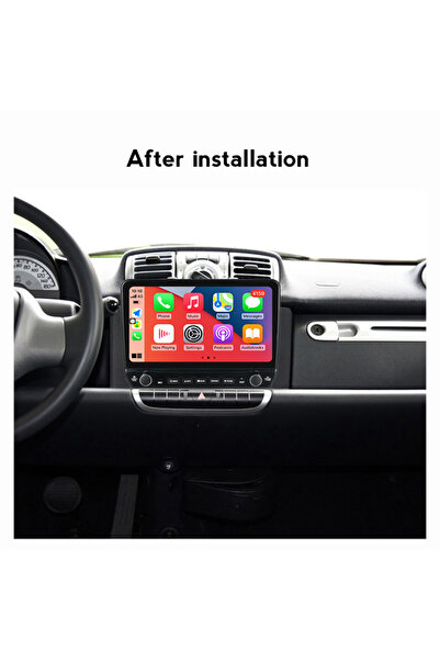 navi-it Navigatie dedicata Smart Fortwo 2011-2015 cu butoane rotative model 2024, 4 GB RAM 64 ROM, Quadcore,