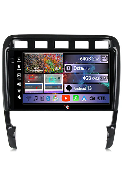 navi-it Navigatie dedicata Porsche Cayenne 2002-2010, 4GB RAM 64GB ROM, Octac...