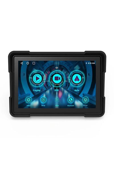 navi-it 5-inch GPS navigation system for motorcycles, IPX7 water, dust and shock resistance,