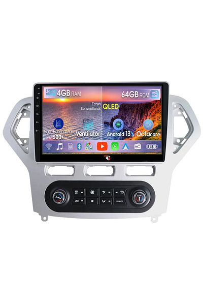 navi-it Navigatie dedicata Ford Mondeo 2007-2010, 4GB RAM 64GB ROM, Octacore, Android 13, Display QLED 10.1"