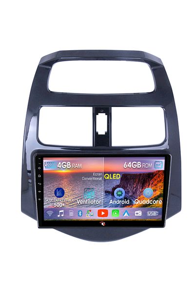 navi-it Navigatie dedicata Chevrolet Spark 2010-2014, Android 14, Wireless Carplay si Android auto 4GB RAM 6