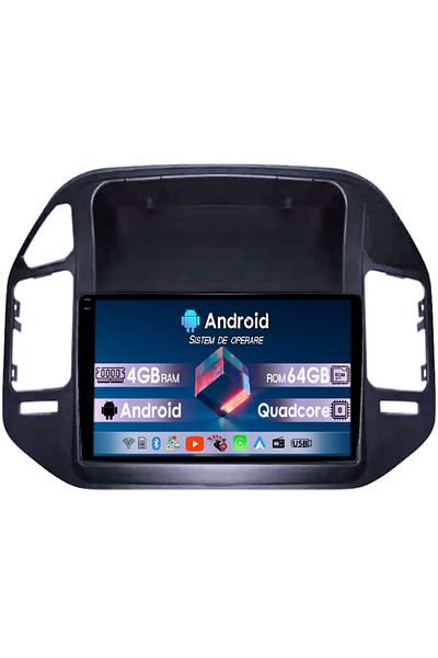 navi-it Navigatie dedicata Mitsubishi Pajero V73, 4GB RAM 64GB ROM, Quad Core, Display 9" QLED 1K, Carplay,