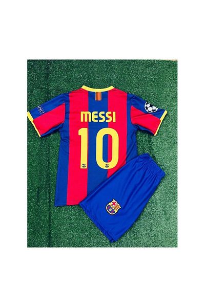 rüya vadisi Barca Messi. Burgundy Blue Children's Jersey Set of 3