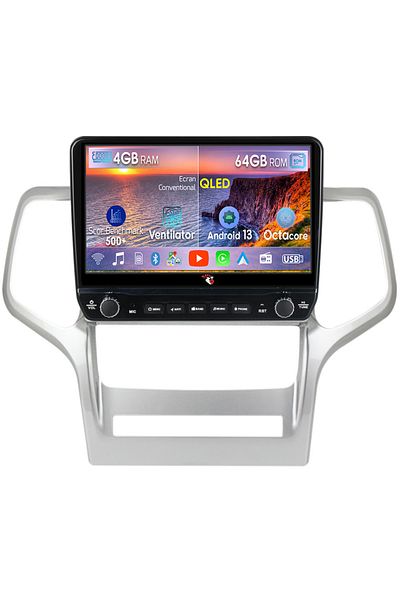 navi-it Dedicated navigation Grand Cherokee 2010-2013 with rotary buttons model 2024, 4 GB RAM 64 ROM, Quadcor