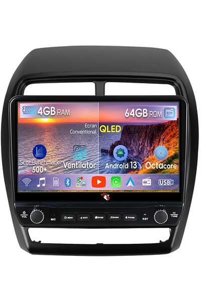 navi-it Dedicated navigation for Mitsubishi ASX 2016-2020 with rotary buttons model 2024, 4 GB RAM 64 ROM, Quadcor