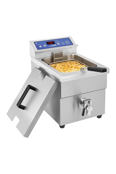 Royal Catering Friteuză cu inducție și robinet 230V Royal Catering 10L