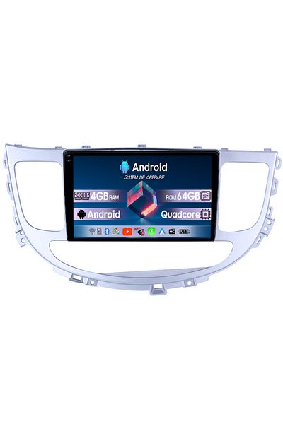 navi-it Navigatie dedicata Hyundai Rohens Genesis 2008-2013, 4GB RAM 64GB ROM, Quad Core, Display 9" QLED 1K