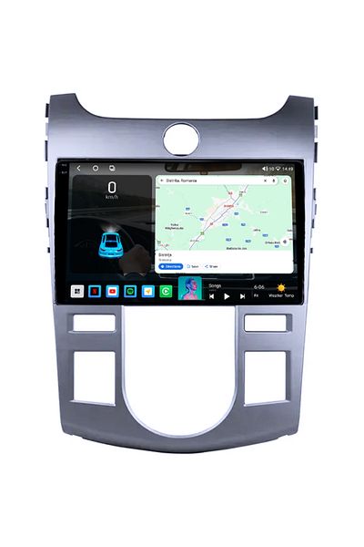 navi-it Navigatie dedicata Kia Forte Cerato 2008-2013, Black, 4GB RAM 64GB ROM, Octacore, Android 14, Displa