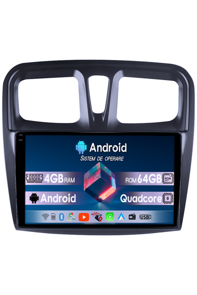 navi-it Navigatie dedicata Renault Logan 2014-2019, 4GB RAM 64GB ROM, Quad Co...