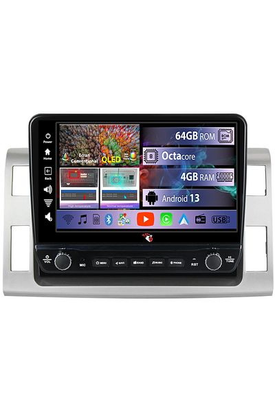 navi-it Dedicated navigation Previa 2006-2012 with rotary buttons model 2024, 4GB RAM 64GB ROM, Quadcore, Andr