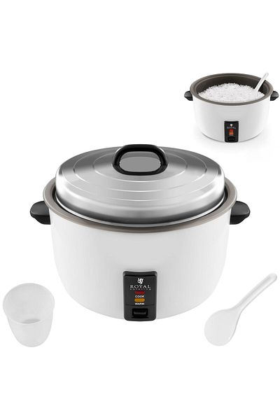 Royal Catering Urządzenie garnek elektryczny do gotowania ryżu 230V 2950W poj. 23L