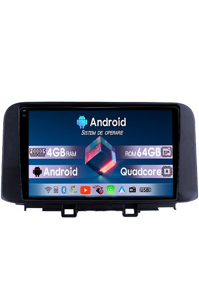 navi-it Navigation dedicated to Hyundai Kona 2018-2020, 4GB RAM 64GB ROM, Octacore, Display 10" QLED 1K, Carplay,